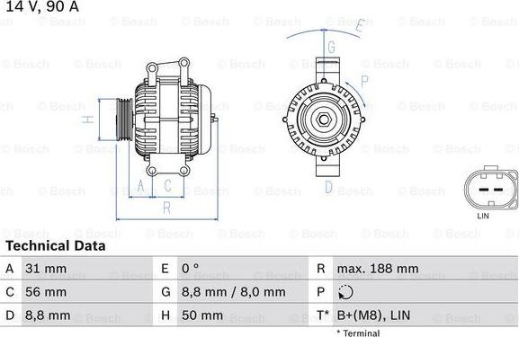 BOSCH 0 986 047 840 - Alternator www.molydon.hr