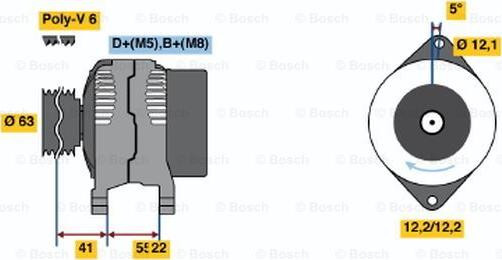 BOSCH 0 986 047 781 - Alternator www.molydon.hr