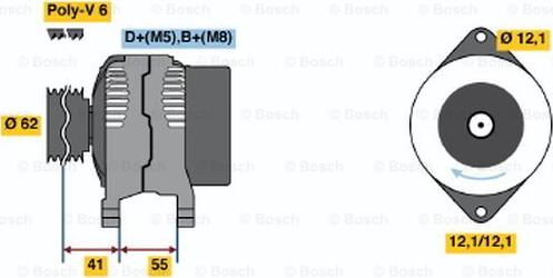 BOSCH 0 986 047 771 - Alternator www.molydon.hr