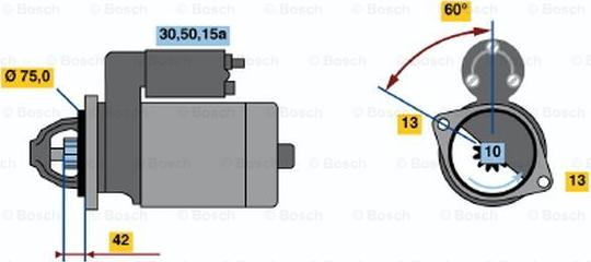 BOSCH 0 986 019 991 - Starter www.molydon.hr