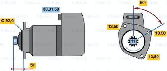 BOSCH 0 986 019 620 - Starter www.molydon.hr