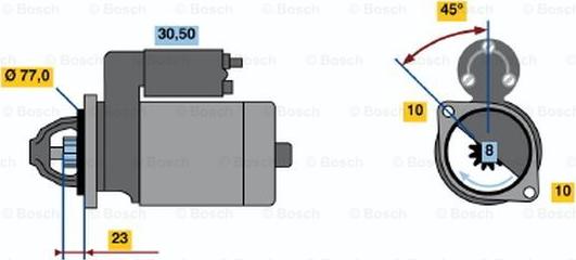 BOSCH 0 986 019 091 - Starter www.molydon.hr