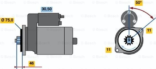 BOSCH 0 986 019 051 - Starter www.molydon.hr