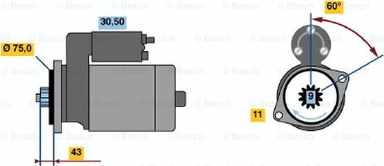 BOSCH 0 986 019 071 - Starter www.molydon.hr