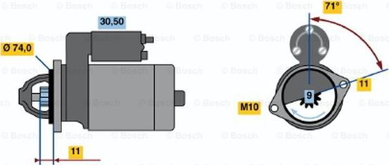 BOSCH 0 986 019 161 - Starter www.molydon.hr