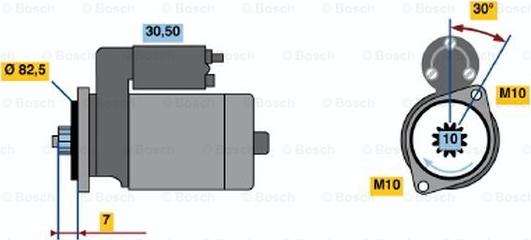 BOSCH 0 986 019 101 - Starter www.molydon.hr