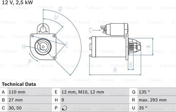 BOSCH 0 986 019 320 - Starter www.molydon.hr