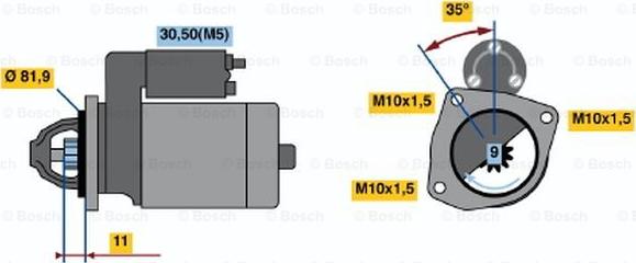 BOSCH 0 986 019 220 - Starter www.molydon.hr