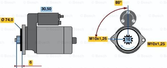 BOSCH 0 986 014 491 - Starter www.molydon.hr