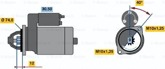 BOSCH 0 986 014 481 - Starter www.molydon.hr