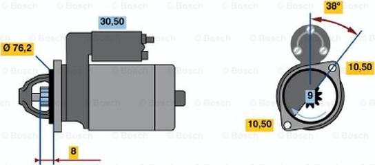 BOSCH 0 986 014 610 - Starter www.molydon.hr