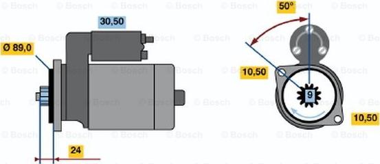 BOSCH 0 986 014 091 - Starter www.molydon.hr