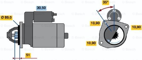 BOSCH 0 986 014 850 - Starter www.molydon.hr