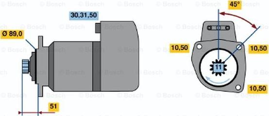 BOSCH 0 986 014 870 - Starter www.molydon.hr