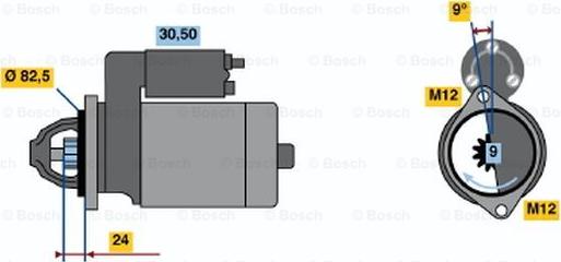 BOSCH 0 986 015 540 - Starter www.molydon.hr