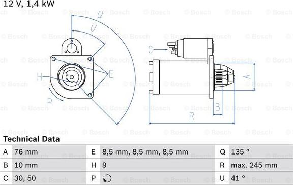 BOSCH 0 986 015 600 - Starter www.molydon.hr