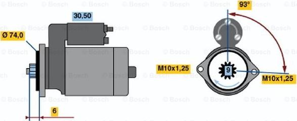 BOSCH 0 986 015 761 - Starter www.molydon.hr