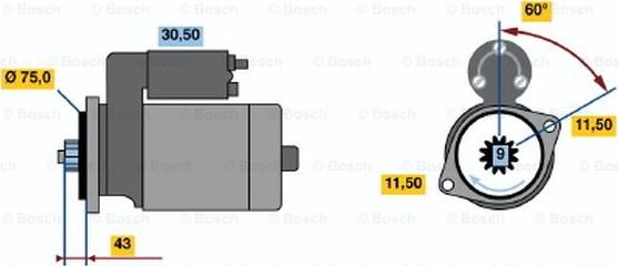 BOSCH 0 986 015 721 - Starter www.molydon.hr