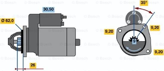 BOSCH 0 986 016 961 - Starter www.molydon.hr