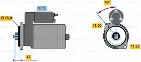 BOSCH 0 986 016 651 - Starter www.molydon.hr