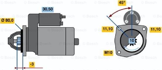 BOSCH 0 986 016 611 - Starter www.molydon.hr