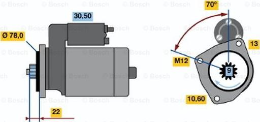 BOSCH 0 986 016 161 - Starter www.molydon.hr