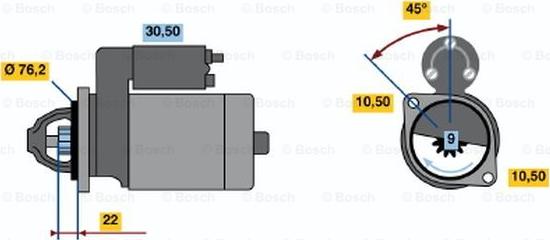 BOSCH 0 986 016 860 - Starter www.molydon.hr