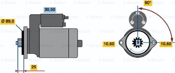 BOSCH 0 986 016 261 - Starter www.molydon.hr