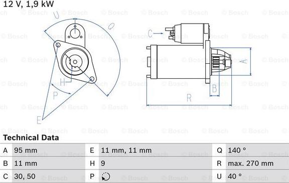 BOSCH 0 986 016 740 - Starter www.molydon.hr