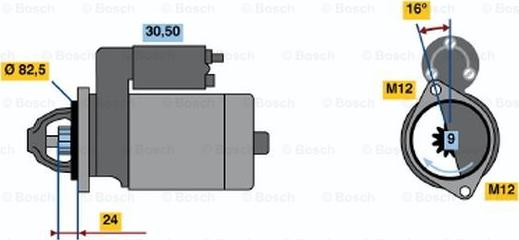 BOSCH 0 986 010 900 - Starter www.molydon.hr