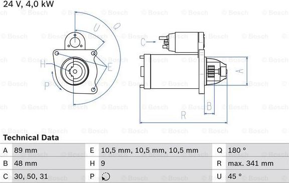 BOSCH 0 986 010 980 - Starter www.molydon.hr