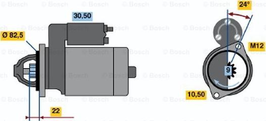 BOSCH 0 986 010 930 - Starter www.molydon.hr