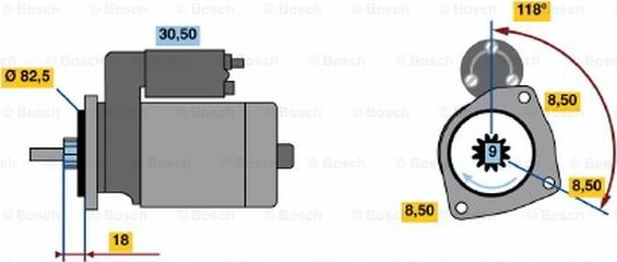 BOSCH 0 986 010 460 - Starter www.molydon.hr