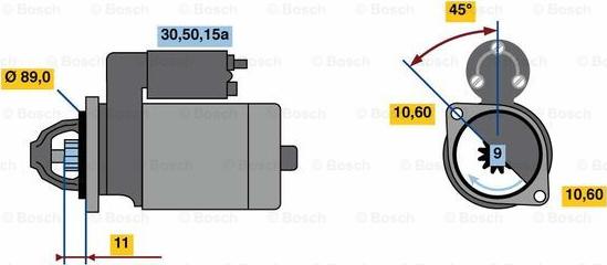 BOSCH 0 986 010 670 - Starter www.molydon.hr