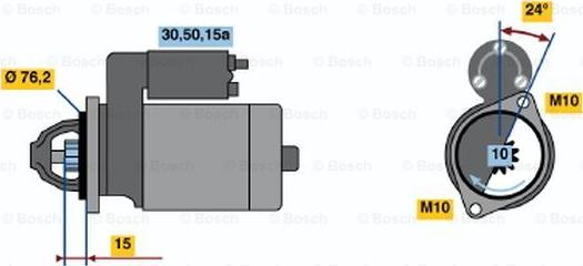 BOSCH 0 986 010 020 - Starter www.molydon.hr