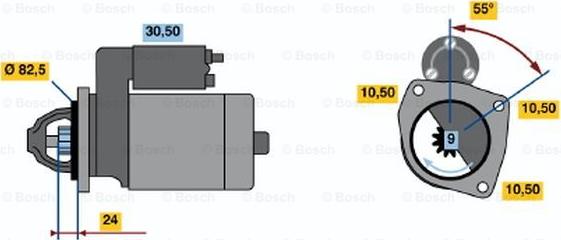 BOSCH 0 986 010 190 - Starter www.molydon.hr