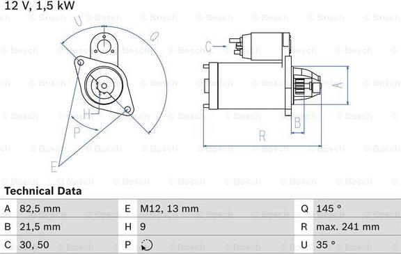 BOSCH 0 986 010 850 - Starter www.molydon.hr