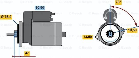 BOSCH 0 986 010 360 - Starter www.molydon.hr