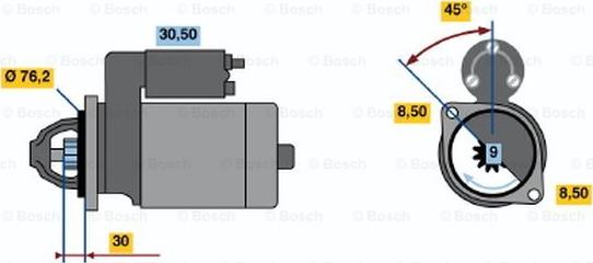 BOSCH 0 986 010 380 - Starter www.molydon.hr