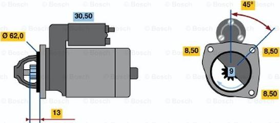 BOSCH 0 986 010 330 - Starter www.molydon.hr