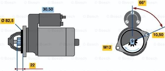 BOSCH 0 986 010 250 - Starter www.molydon.hr