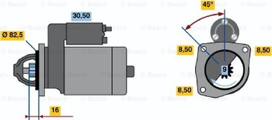 BOSCH 0 986 010 280 - Starter www.molydon.hr