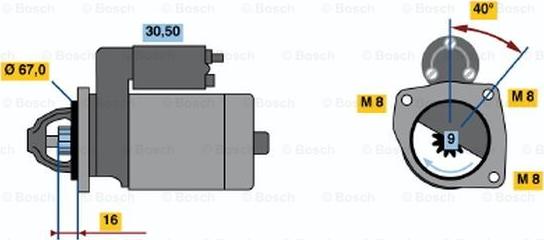 BOSCH 0 986 011 921 - Starter www.molydon.hr