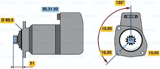 BOSCH 0 986 011 460 - Starter www.molydon.hr