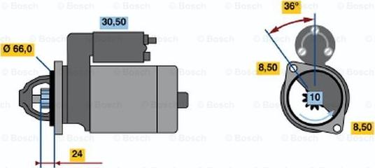 BOSCH 0 986 011 600 - Starter www.molydon.hr