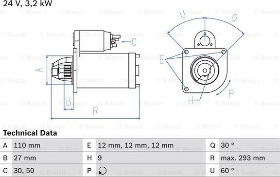 BOSCH 0 986 011 160 - Starter www.molydon.hr