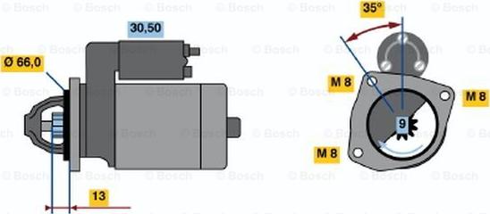 BOSCH 0 986 011 810 - Starter www.molydon.hr