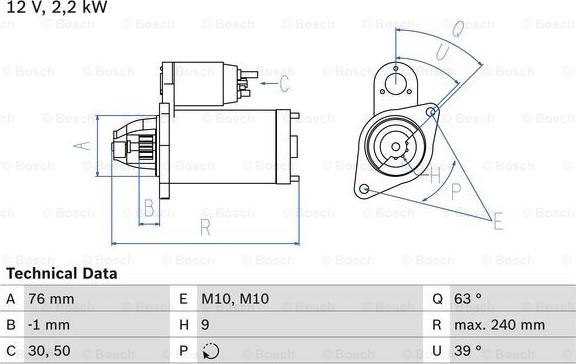 BOSCH 0 986 018 910 - Starter www.molydon.hr