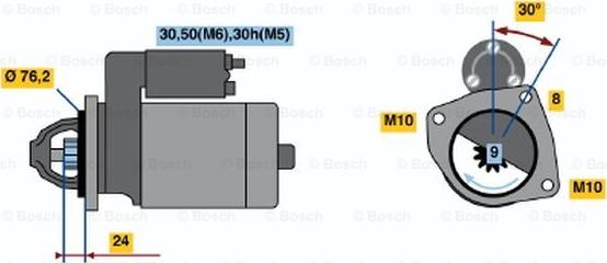 BOSCH 0 986 018 460 - Starter www.molydon.hr