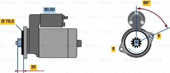 BOSCH 0 986 018 551 - Starter www.molydon.hr